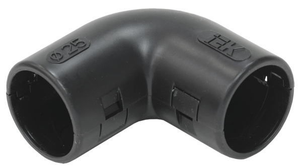 Поворот открывающийся на 90град CI25G черный IEK