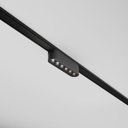 Трековый светильник LED 6Вт Черный IP20 Magnetic track system Radity TR082-1-6W4K-M-B Technical Maytoni