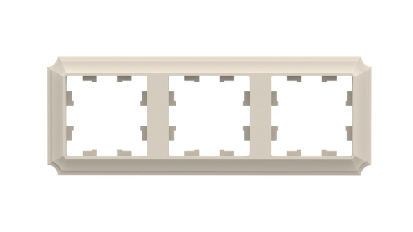 ATLASDESIGN ANTIQUE 3-постовая РАМКА, универсальная, БЕЖЕВЫЙ Schneider Electric