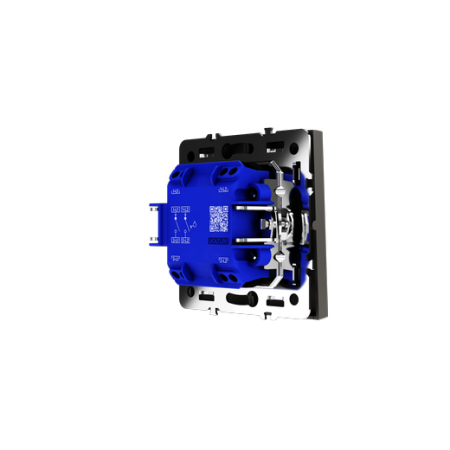 Выключатель с самовозвратом встраиваемый Voltum S70 двухклавишный 10А, (кашемир)