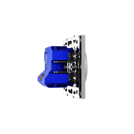 Светорегулятор встраиваемый Voltum S70 поворотно-нажимной 600 Вт, (сталь)