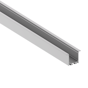 Donel врезной алюминиевый профиль, 47,2х35х3000. Цвет: Анодированное серебро,Серия:DN8ALE