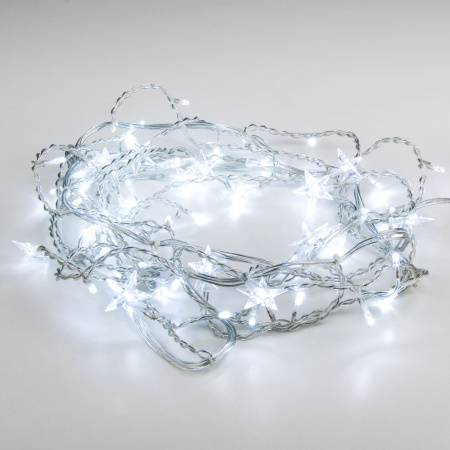 Гирлянда бахрома 1,8*0,5 м IP20 (100-002 белый) Eurosvet