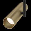 Потолочный светильник 1*GU10 50Вт Черный с Золотом IP20 Elti C020CL-01GB Technical