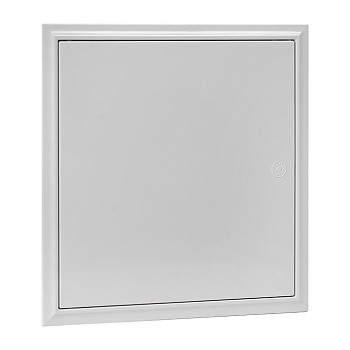 Люк ревизионный пластик с нажим, замком 300х300 (ШхВ внутр,) EKF Basic