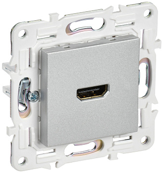 SKANDY Розетка HDMI SK-H01S серебряный IEK SKANDY Розетка HDMI SK-H01S серебряный IEK