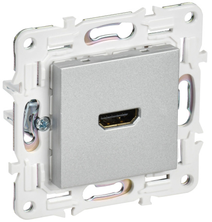 SKANDY Розетка HDMI SK-H01S серебряный IEK SKANDY Розетка HDMI SK-H01S серебряный IEK