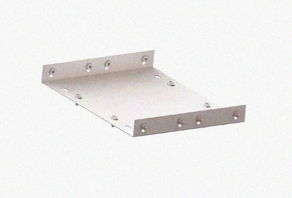 Соединитель лотковый замковый СЛЗ-500х60х2,0 УТ1,5, горячее цинкование, S2,0