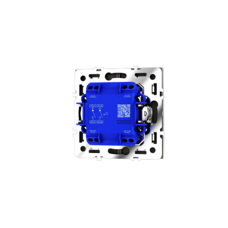 Выключатель встраиваемый Voltum S70 двухклавишный 10А, (кашемир)