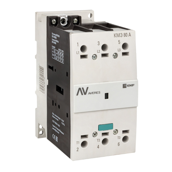 Контактор КМЭ 80А 230В АС AVERES EKF