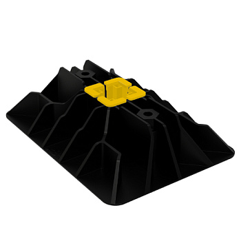 Опора размером 300х220 мм для установки на кровлю, пластик Ostec