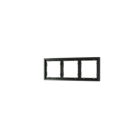 Рамка пластиковая Voltum S70 на 3 поста, (титан)