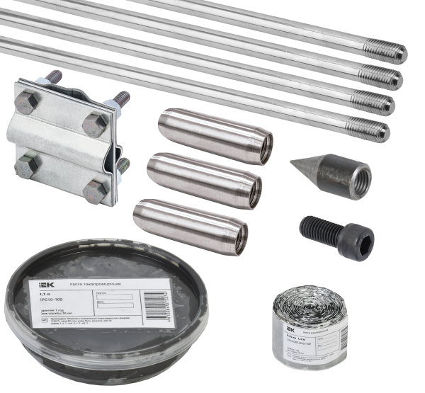 Комплект заземления 6/16 нержавеющая сталь IEK
