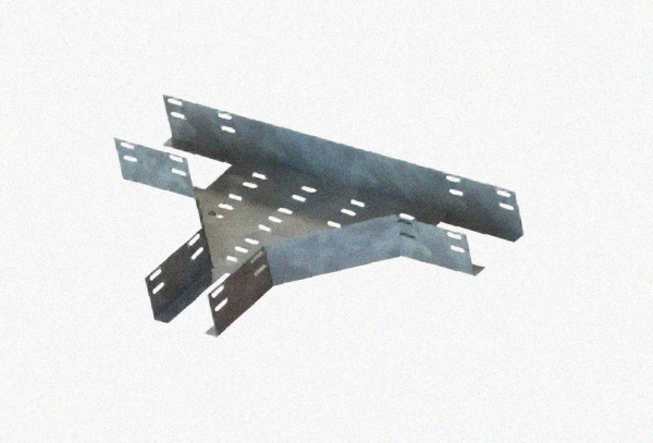 Лоток тройниковый перфорированный ОТ 400х65 У3, окрашенный, S1,0