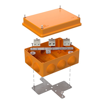 Коробка огнестойкая для о/п 40-0310-FR6.0-6 Е15-Е120 150х110х70 RAL2004 Промрукав (6 шт/уп)
