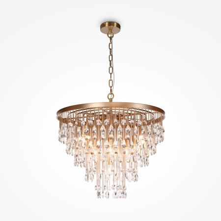 Подвесной светильник 9*E14 40Вт Золото IP20 Linn MOD091PL-09G Maytoni