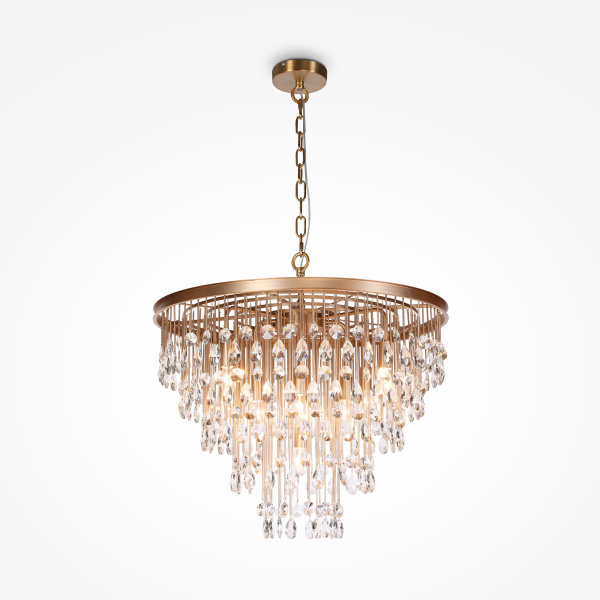 Подвесной светильник 9*E14 40Вт Золото IP20 Linn MOD091PL-09G Maytoni