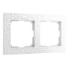 Hammer Рамка на 2 поста (белый) Werkel