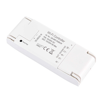 Wi-Fi контроллер RGBCW для светодиодных лент, 8A ST9000.500.01RGBCW ST LUCE Wi-Fi контроллер RGBCW для светодиодных лент, 8A ST9000.500.01RGBCW ST LUCE