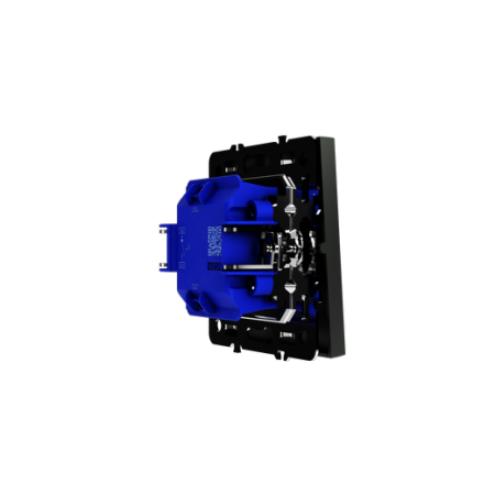Выключатель встраиваемый Voltum S70 одноклавишный 10А, (титан)