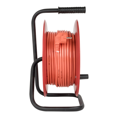 Удлинитель на катушке "Гефест 2,0" 4 гнезда 30м с заземлением и предохранителем ПВС 3*1,5 16А/3,5кВт IP44 PROxima EKF