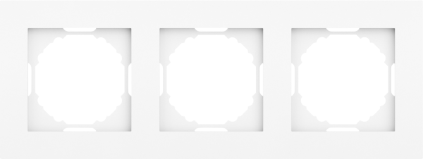 Donel A07 глянцевый белый рамка 3-я, серия DB