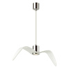 Подвес GU10 1*5W BIRDS белый/хром/стекло ODEON LIGHT