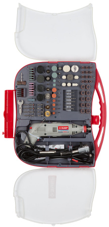 Электрический гравер с набором насадок, 219 предметов, в кейсе ЗУБР