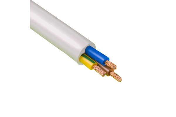 Провод ПВС 3х1 белый ПромЭл