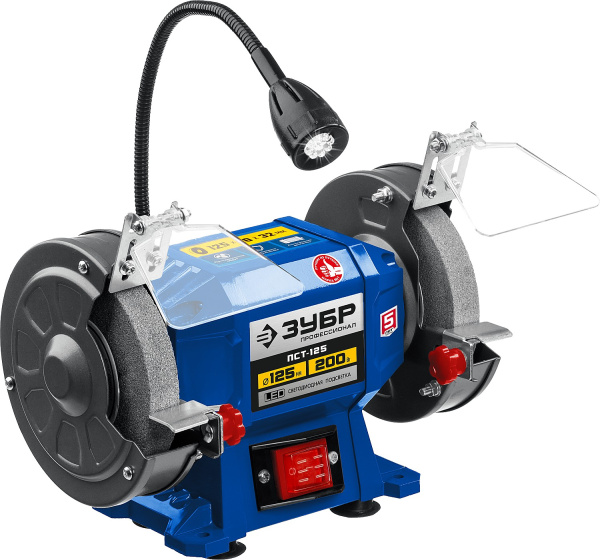 ПСТ-125 Профессиональный заточной станок, d125 мм, 200 Вт ЗУБР