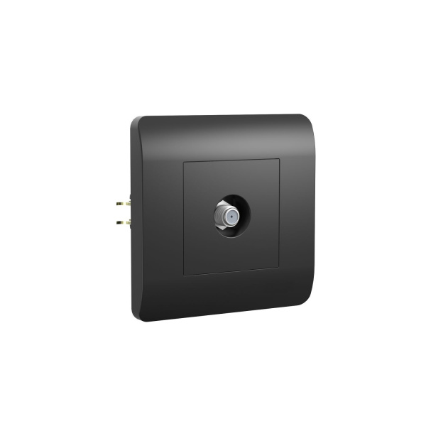 Розетка антенная одиночная SAT коннектор, черный NEW3-E CHINT Розетка антенная одиночная SAT коннектор, черный NEW3-E CHINT