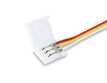 Соединитель гибкий односторонний для светодиодной ленты 5050 12/24V (3 конт.) 150 мм GS7201 (5шт) Ambrella Light