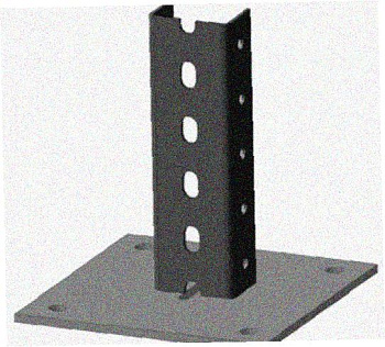 Стойка напольная (потолочная) СНП1800 УХЛ1,горячее цинкование, S2,5