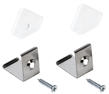 Набор для монтажа накладного треугольного профиля для светодиодной ленты 1919 IEK