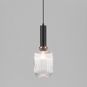 Подвесной светильник 1*E27 40Вт черный IP20 (50181/1 прозрачный) Eurosvet