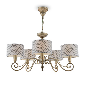 Люстра 5*E14 40Вт Золото Антик IP20 Modern 9 E3-05-H-LMP-Y-16 Maytoni