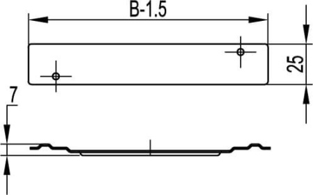 Держатель кабеля TRC осн.200 DKC