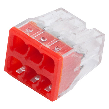 GTER6-06-P клемма строительно-монтажная, СМК, 6-проводная, 0.5-2.5 мм2, с пастой, 100/5000 General