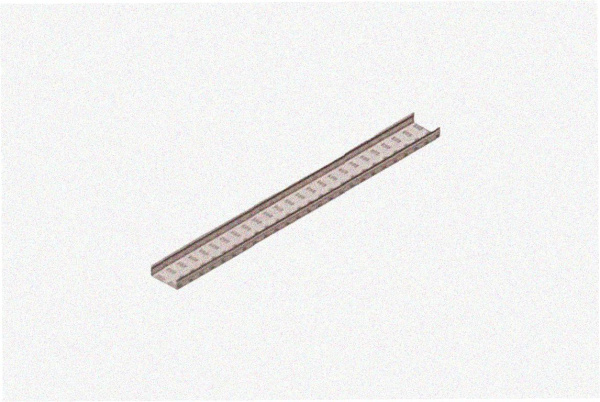 Лоток замковый глухой ЛМЗГ 600х100х3000 УХЛ1, горячее цинкование, S2,0