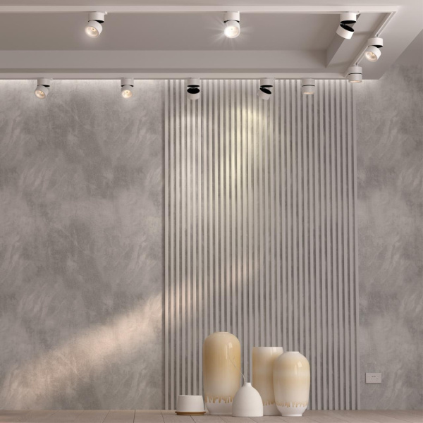 Св-к трековый IP20 LED 25W 4000K 2200Лм 100-265V белый GRODA NOVOTECH