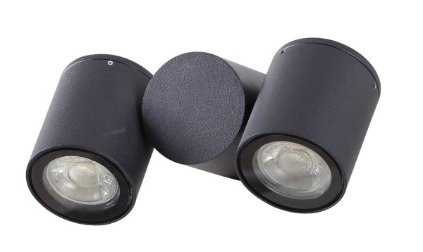 Бра 2*GU10 50Вт Черный IP20 Wall Street O010WL-02B Outdoor