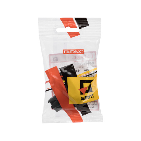 USB 3.0 розетка модульная, тип А-А, "Avanti", "Черный квадрат", 1 модуль DKC