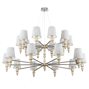 Люстра 20*E14 40Вт Никель IP20 Marseille MOD039PL-20N Maytoni