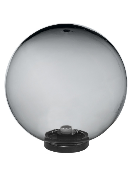 Светильник НТУ 03-100-402 шар d=400 мм IP54 (дымчатый ПММА, основание плоское ПК 145, Е27) TDM