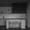 Подвесной светильник 1*GU10 12Вт Черный с Золотом IP20 Pendant P044PL-01-40GU10-B Technical Maytoni