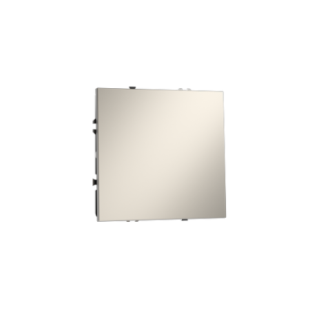 Перекрестный переключатель встраиваемый Voltum S70 одноклавишный 10А, (кашемир)