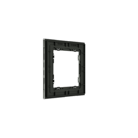 Рамка стеклянная Voltum S70 на 1 пост, (титан, стекло)