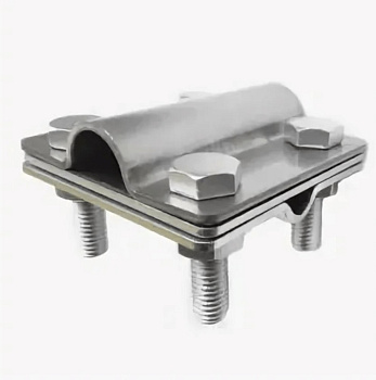 Зажим стержень -полоса/пруток, оцинк.