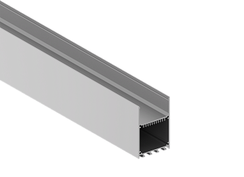 Donel Накладной/подвесной алюминиевый профиль, 50х73,5х2000. Цвет: Анодированное серебро,серия:DN8HF
