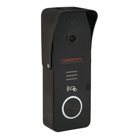 Вызывная видеопанель со счит, ключей CPV-02 чер, 4пр, 1000TVL IP65 EKF